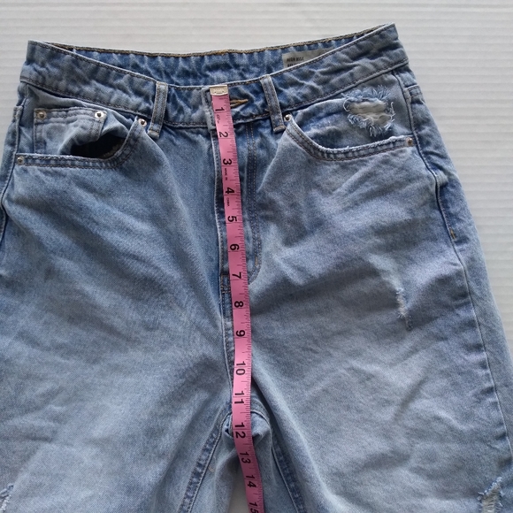 Vero Moda distressed high rise relaxed fit jeans - Picture 11 of 13